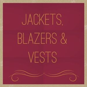 JACKETS, BLAZERS & VESTS